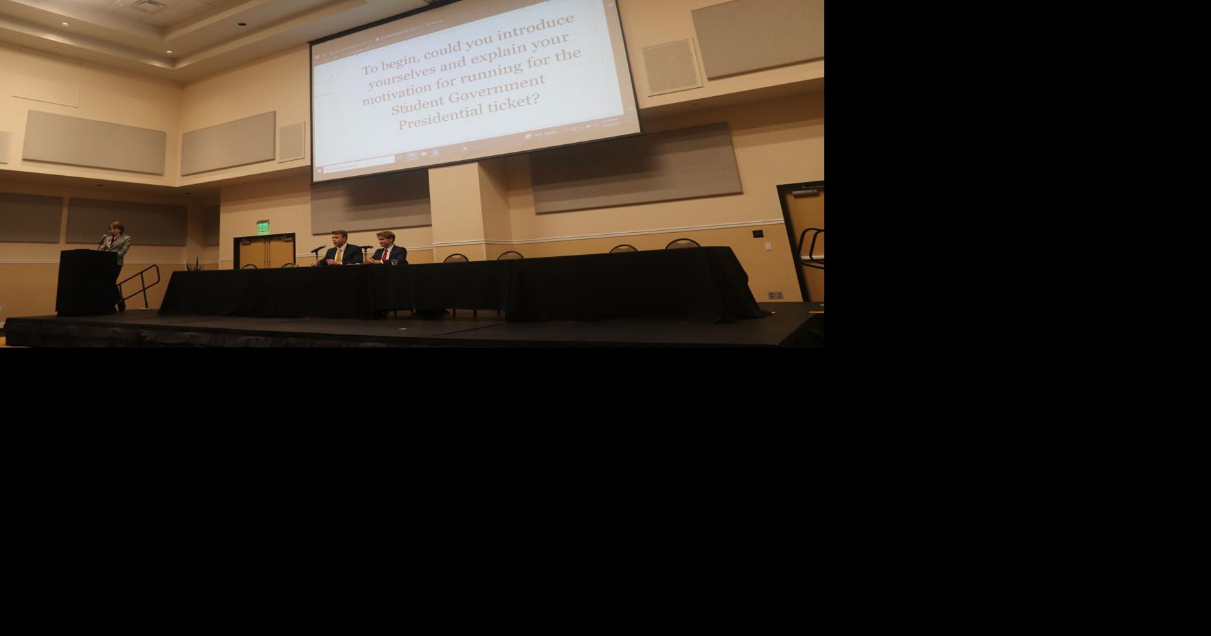 Student Government hosts first presidential debate of election season ...