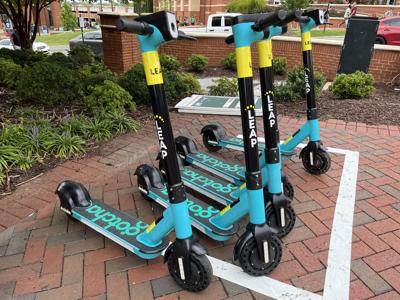 Photo of e-scooters