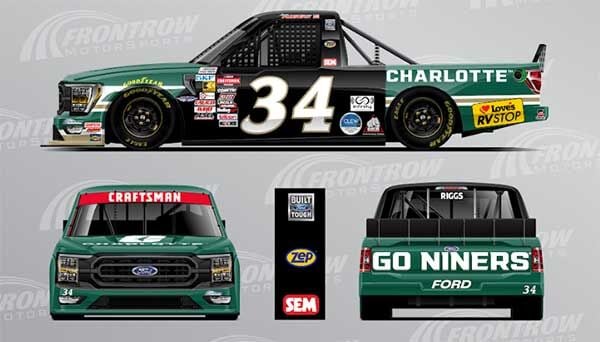 Nine Riggs Layne Riggs to showcase Charlotte colors in Craftsman Truck Series ...