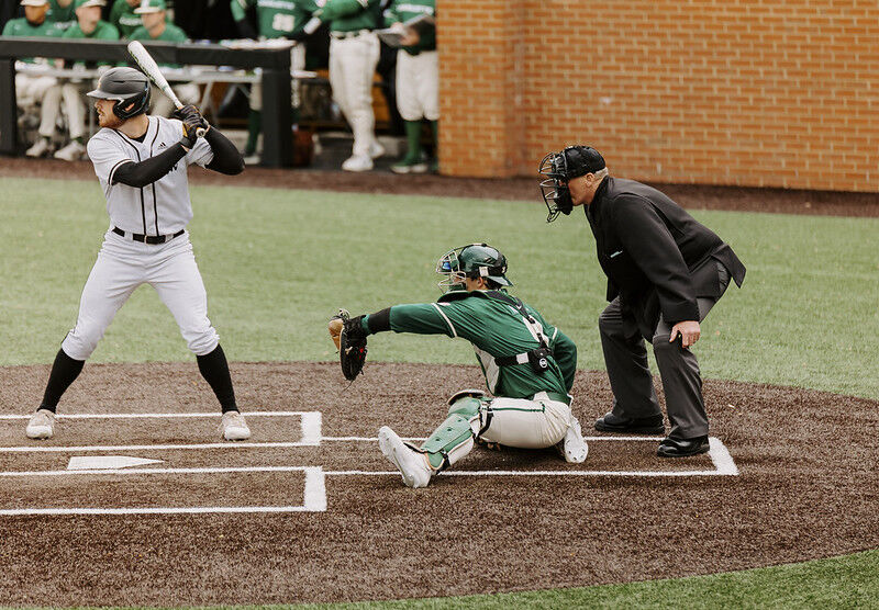 18 Charlotte baseball sweeps Marshall on senior weekend, Baseball