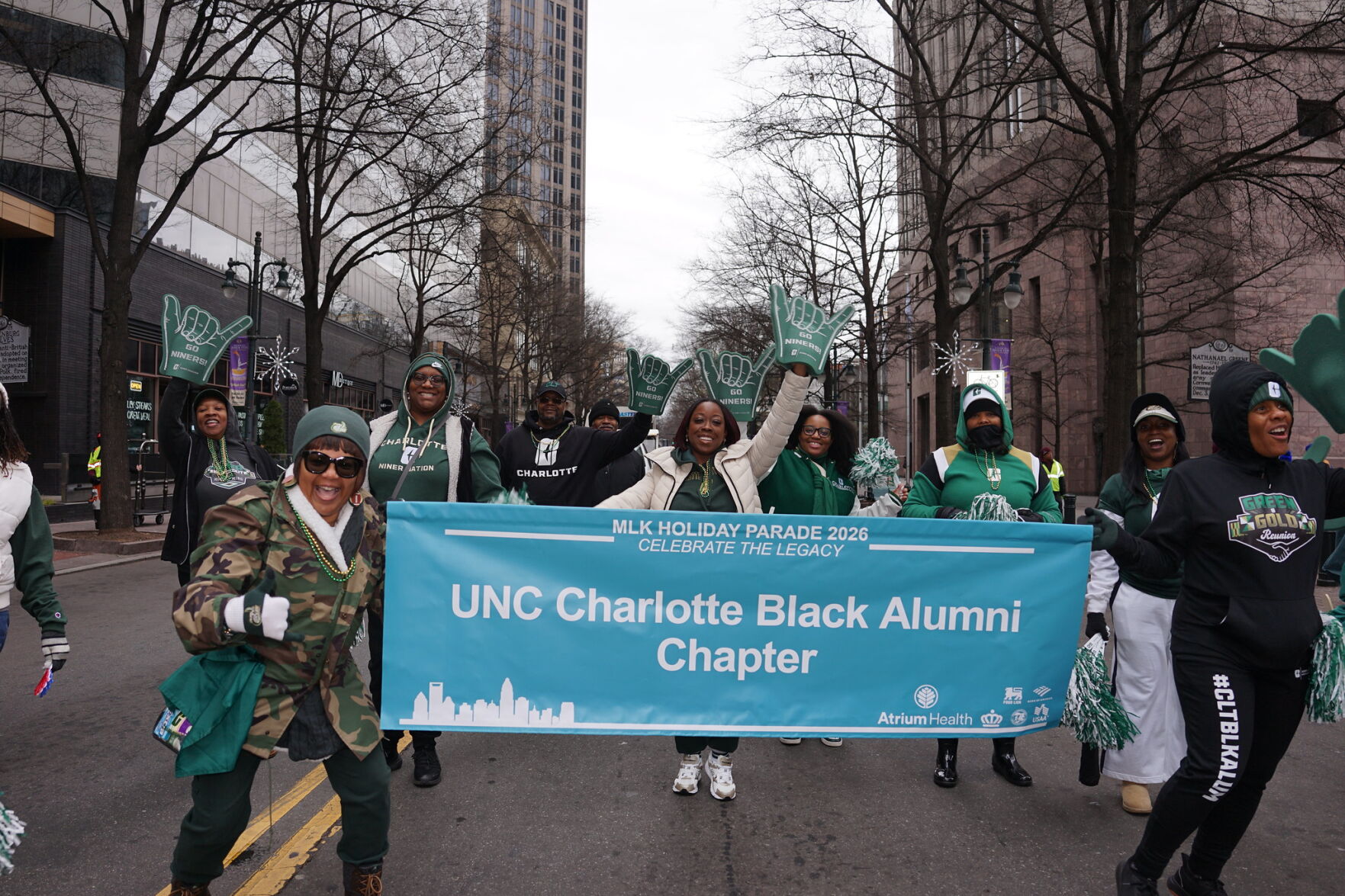 UNC Charlotte Black Alumni Chapter joins MLK Day parade honoring King's ...