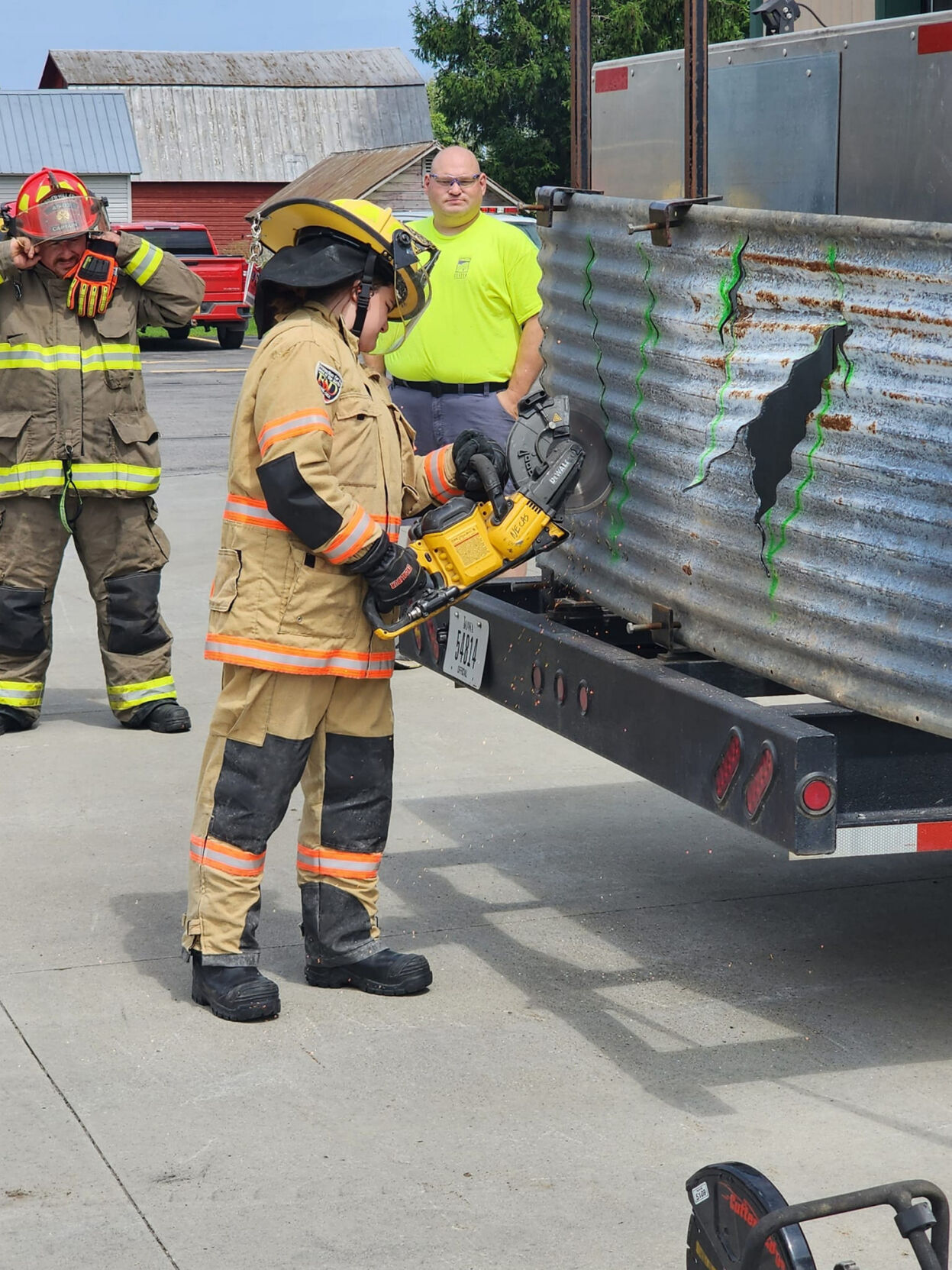 Firefighters get grain bin rescue training in Brier Hill | Community ...
