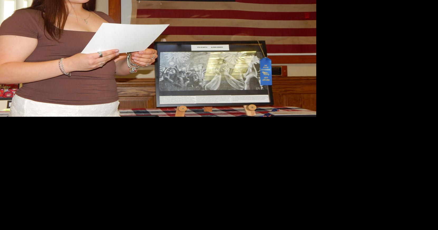 Young artists recognized in VFW Auxiliary art contests