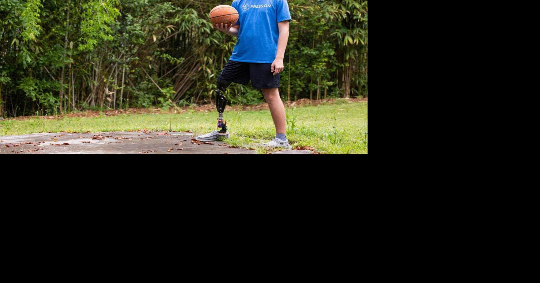 Student lost his leg in an accident; now he’s raising money for kids ...