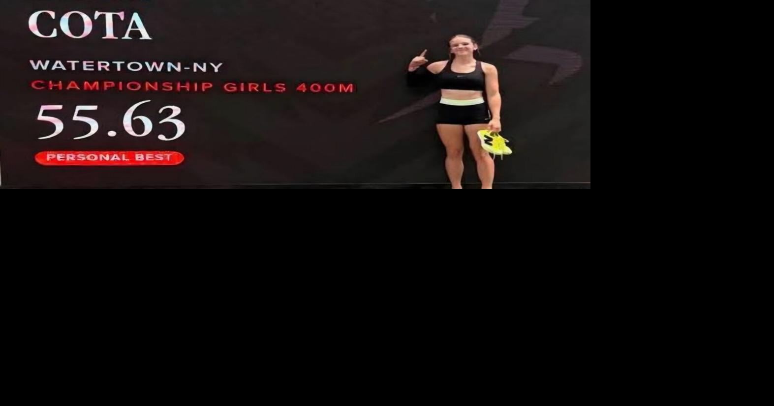 High school track and field: South Jefferson’s Cota achieves personal best at nationals in final race