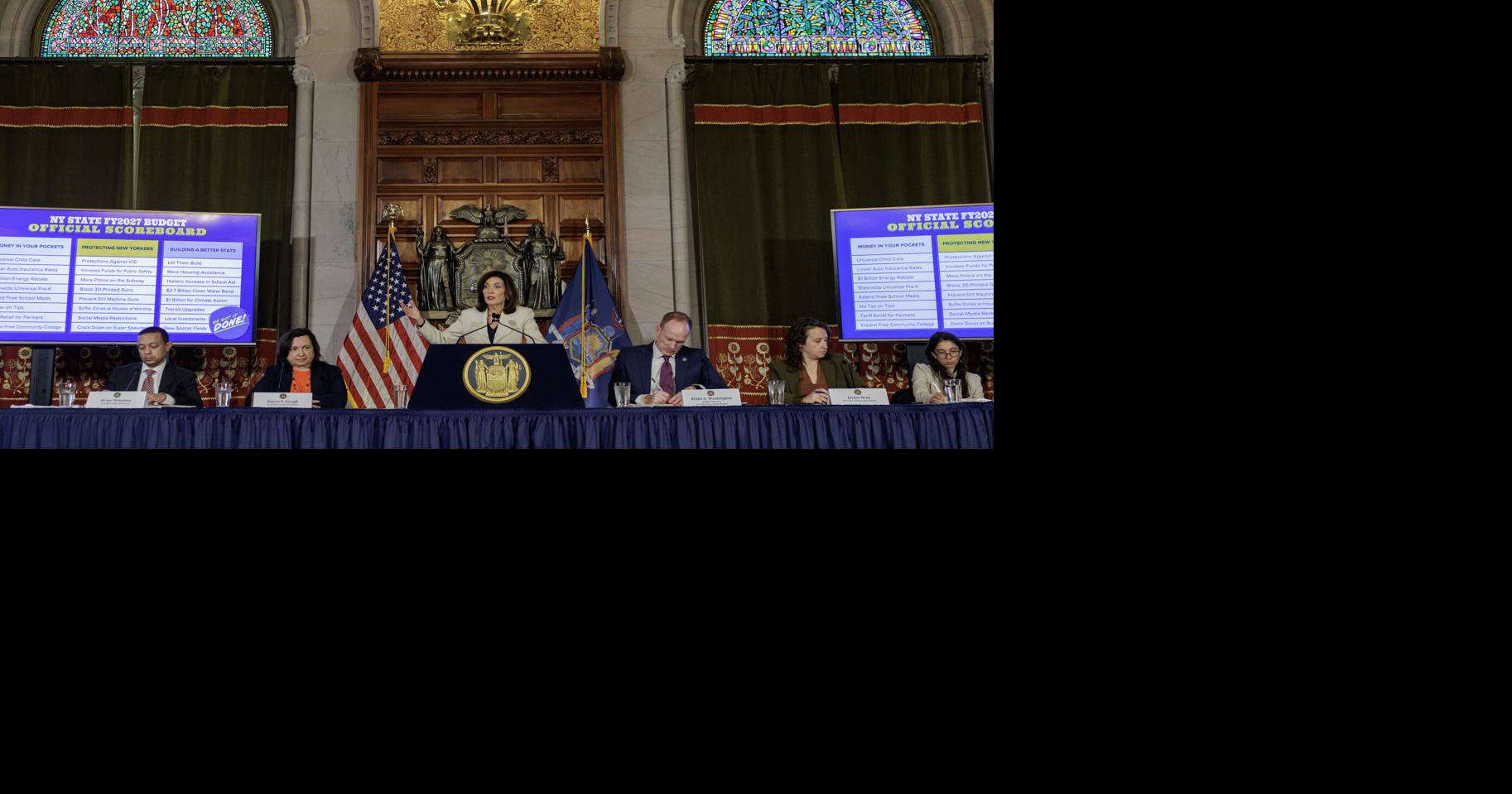 Hochul says budget deal struck, Heastie says not quite
