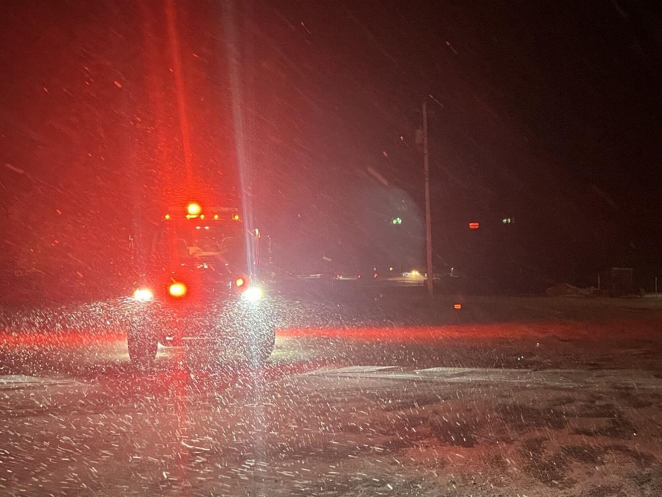 Vehicles fall through ice on LaFargeville sewer lagoon Jefferson