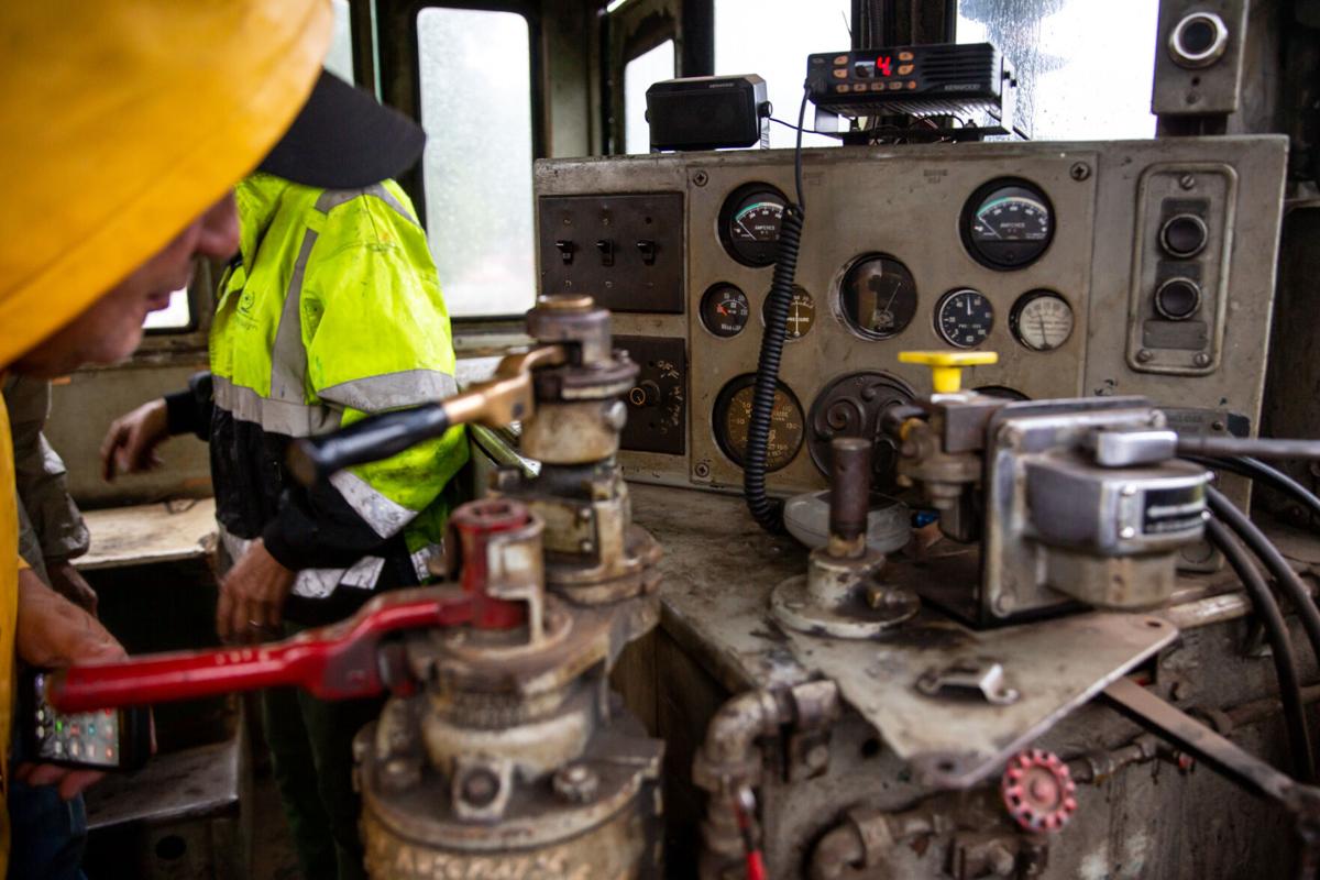 Locomotive Delivered To Lowville For Proposed Scenic Rail Line Video Lewis County Nny360 Com