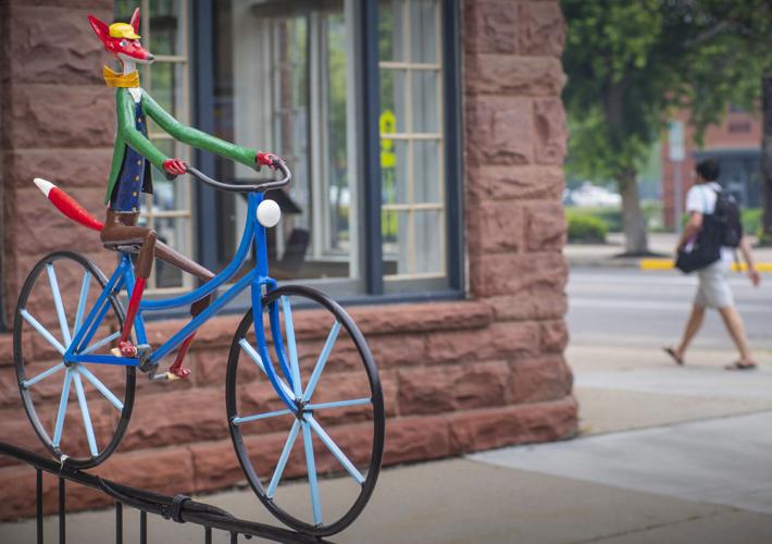 New bike racks add artistic touch to streets of Potsdam Community