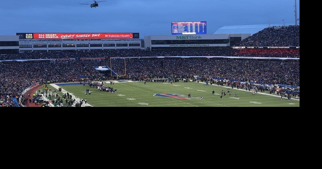See Army video of Drum helicopter flyover at Bills game