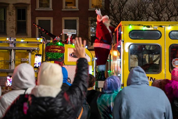 Christmas Tree Lighting and Parade held in Watertown on Thursday night