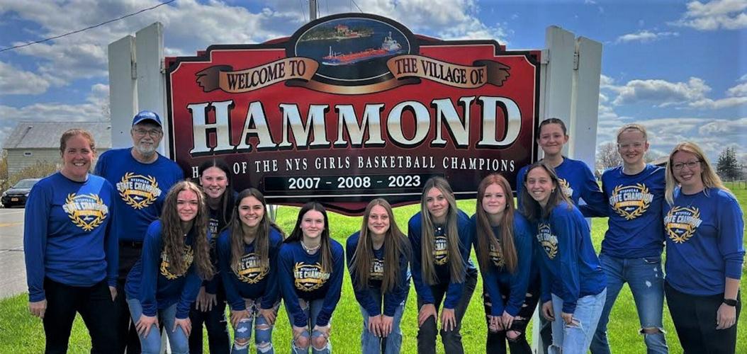 Hammond Central girls varsity basketball team visits Albany after