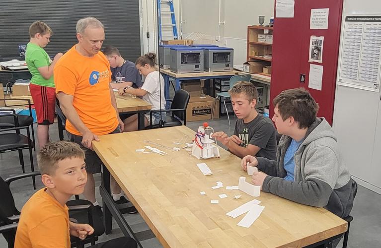 BOCES Summer Camp kids get creative with robotic manufacturing