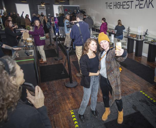Big crowd on hand as first statelicensed cannabis dispensary in St