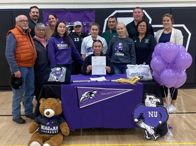 High school girls lacrosse Salmon River’s Adams commits to Division I