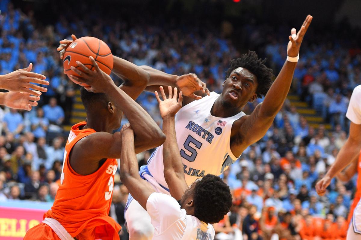 College Basketball Syracuse Outlasted By North Carolina On Road