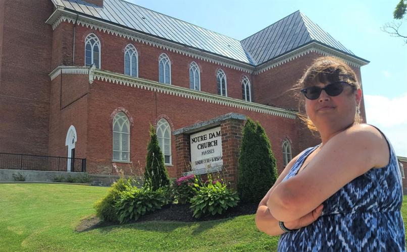 Ogdensburg church’s famed Horwood stained glass vandalized