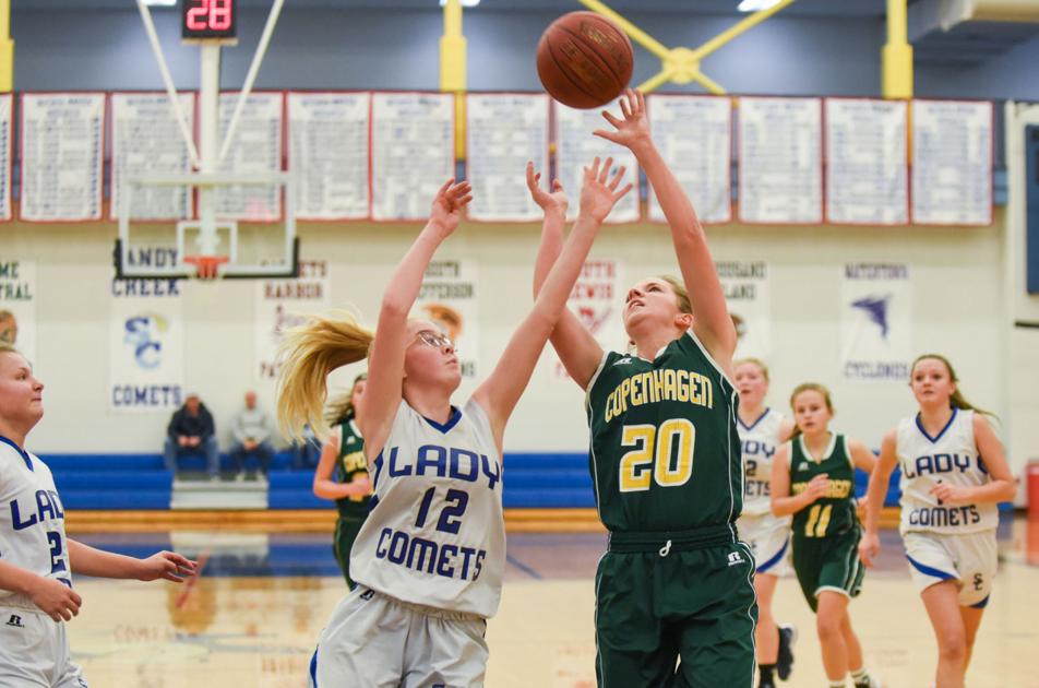 High School Girls Basketball Copenhagen Downs Sandy Creek In