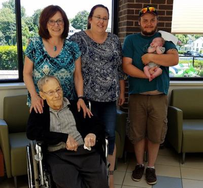 Five generations of the flanagan family