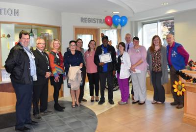 Melvin Anthony receives Oswego Health ICARE Award