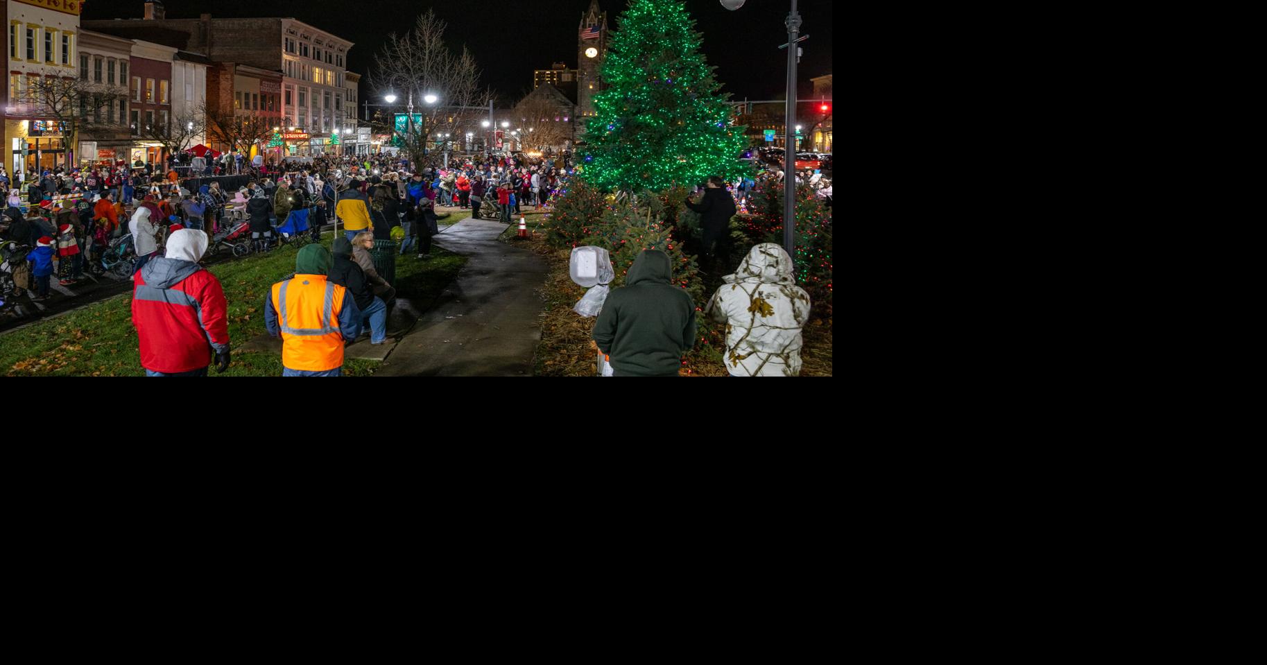 Christmas Tree Lighting and Parade held in Watertown on Thursday night