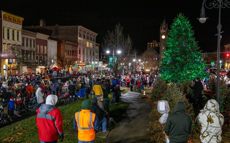 Christmas Tree Lighting and Parade held in Watertown on Thursday night