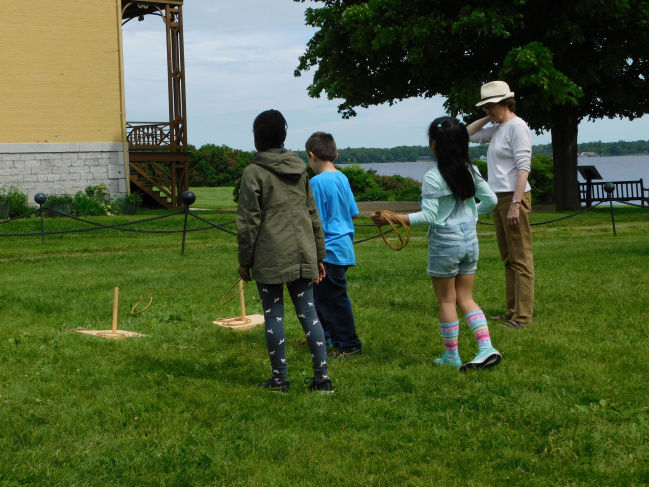 Students visit the Sackets Harbor Battlefield State Historic Site