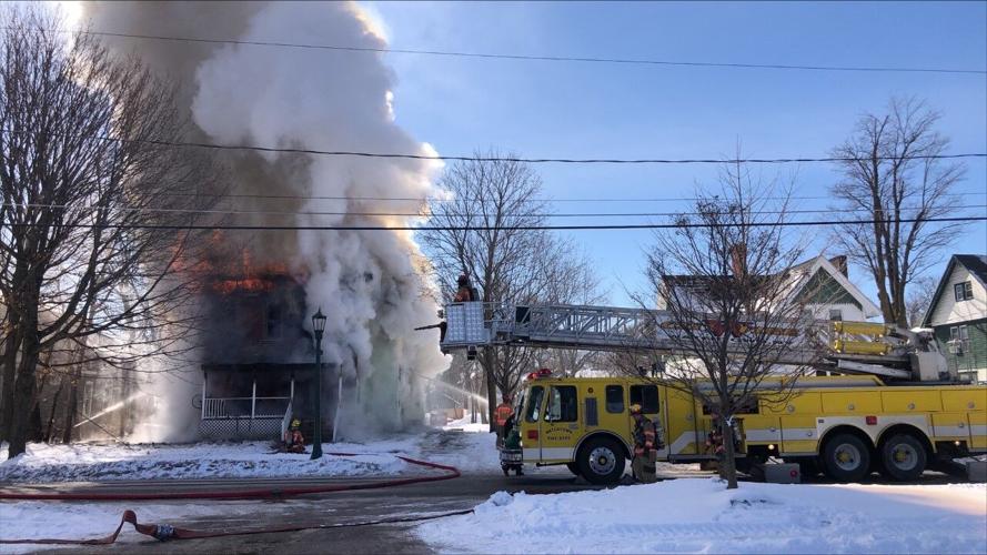 UPDATE Watertown apartment building destroyed by fire, three