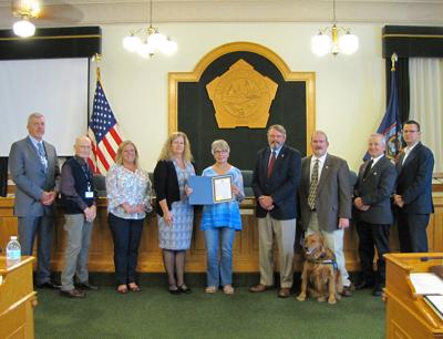 Kim Ryder recognized by Oswego County Legislature