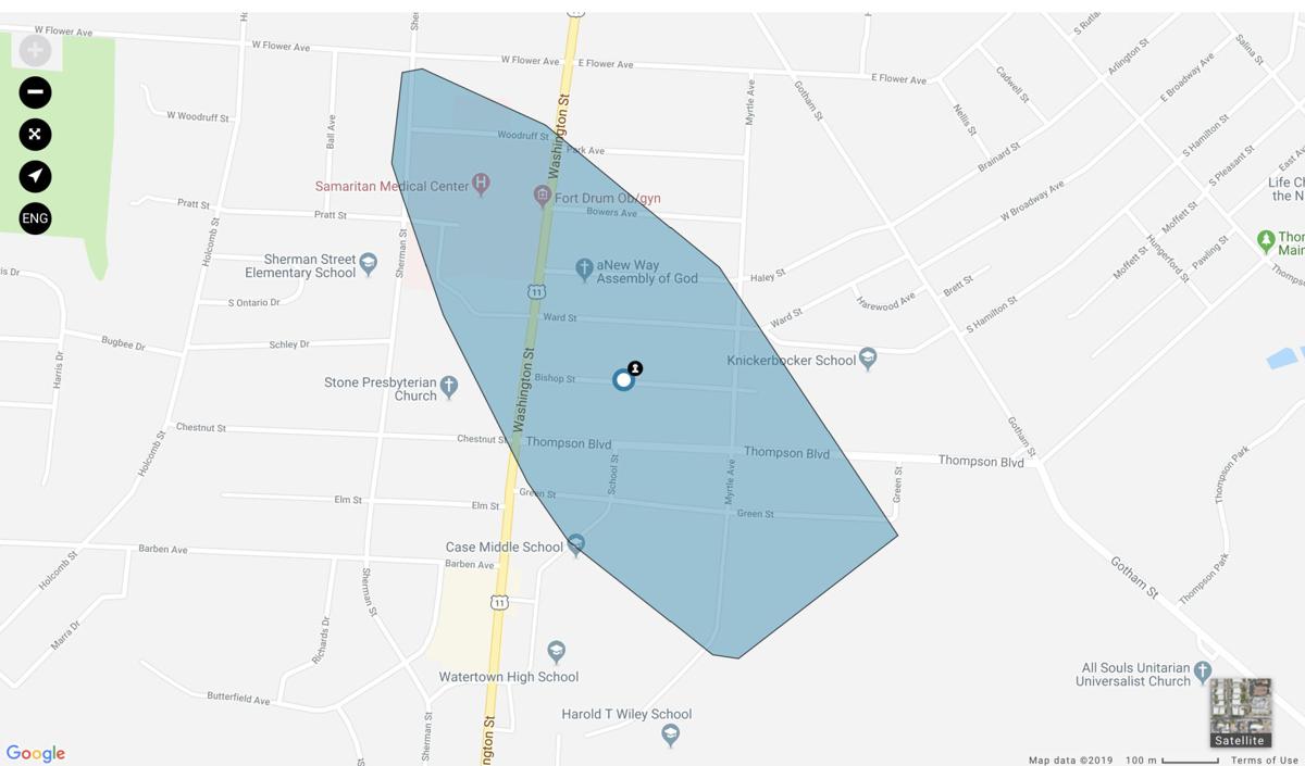 Update Watertown Power Outage Caused By Car Crash Jefferson County Nny360 Com