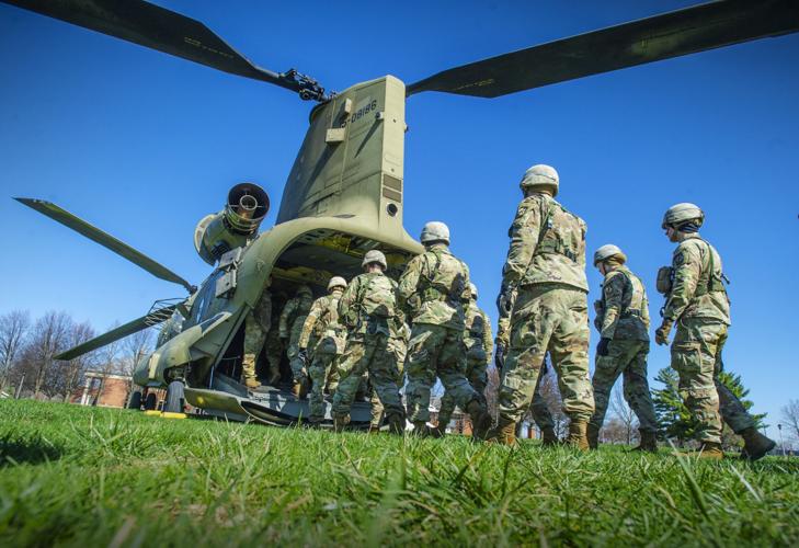 Chinook takes Clarkson cadets to four-day Fort Drum training