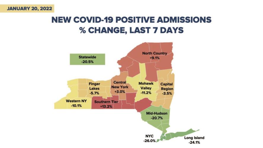 New York’s daily COVID infection rate dips below 10 for first time