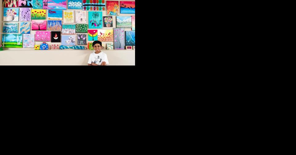 Twelve-year-old sells his artwork for charity - Vimarsana News
