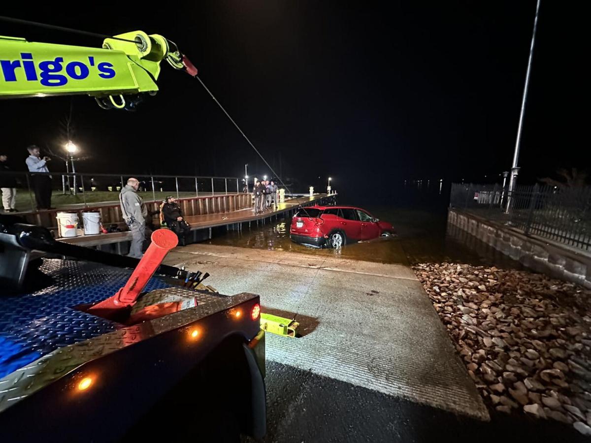 Police Sackets Harbor man drove vehicle off boat launch while