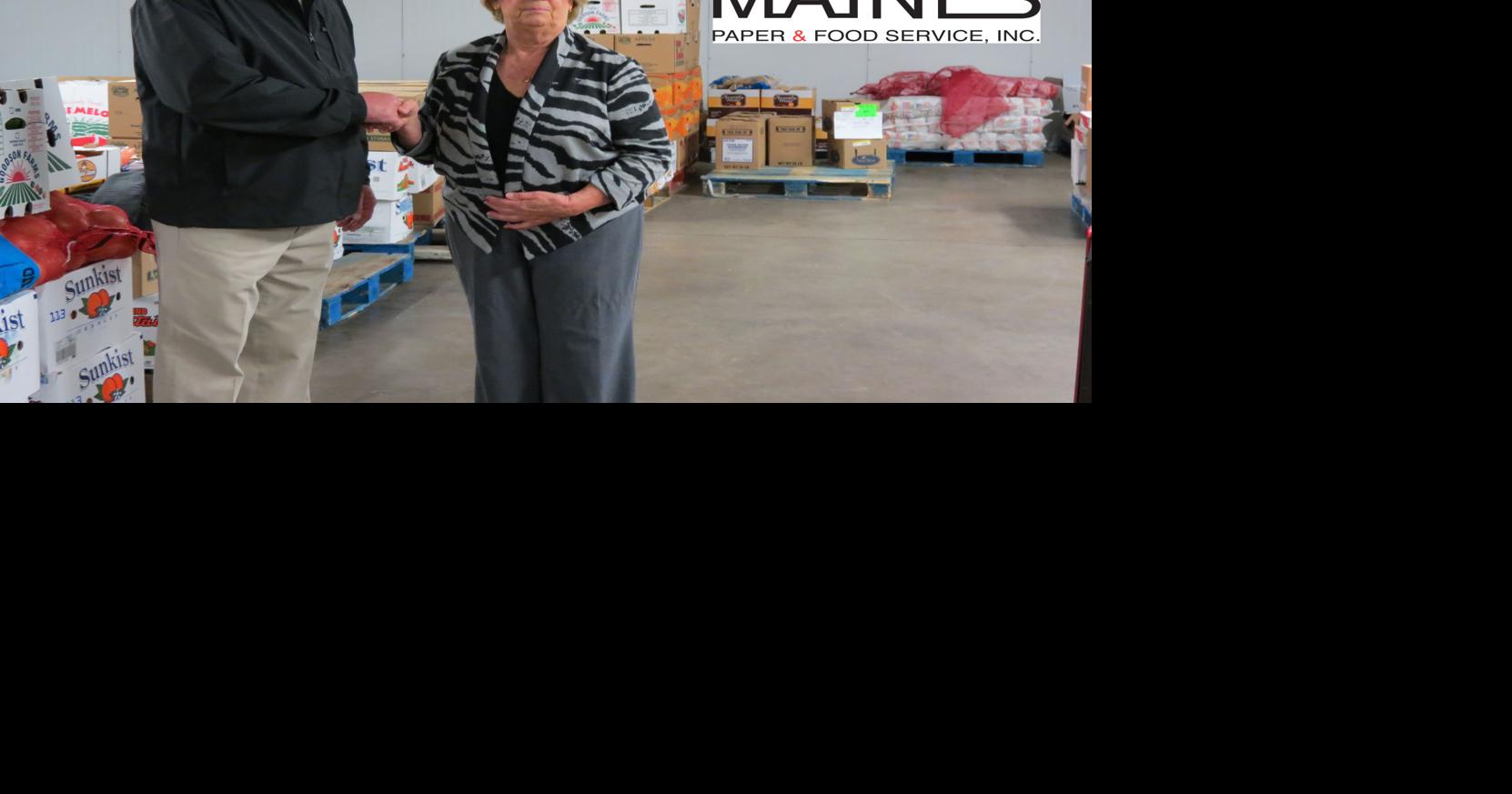 Maines donates to food pantry Arts and Life