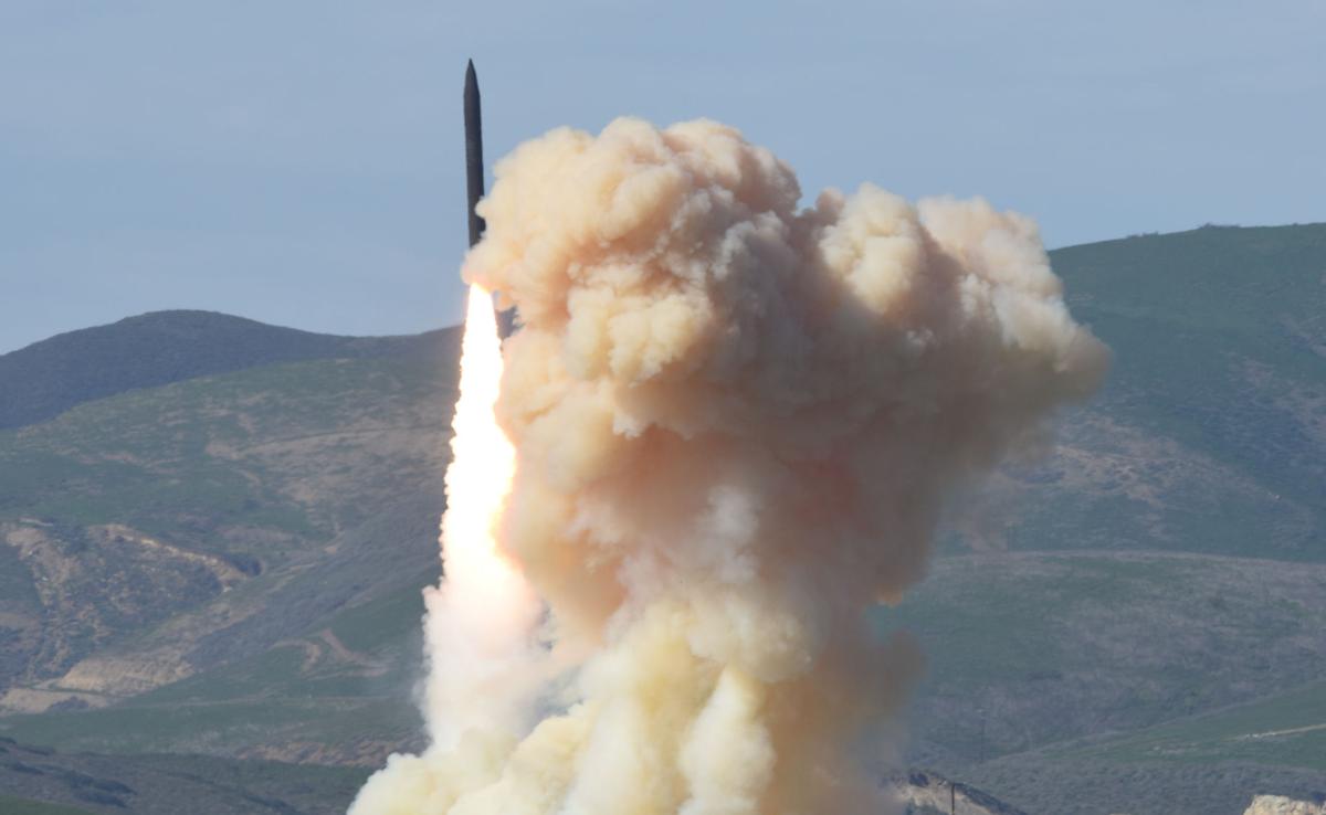 House chair discusses missile site during Drum visit