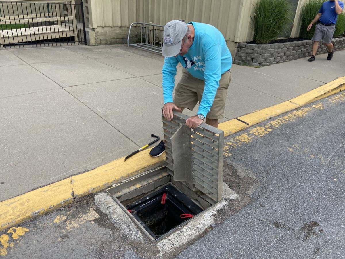 Save The River Installs New Garbage Collection Devices In Sewers Outside Antique Boat Museum Jefferson County Nny360 Com