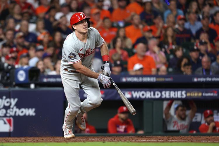 Phillies come back from 5 down, stun Astros in 10th inning to win World  Series Game 1