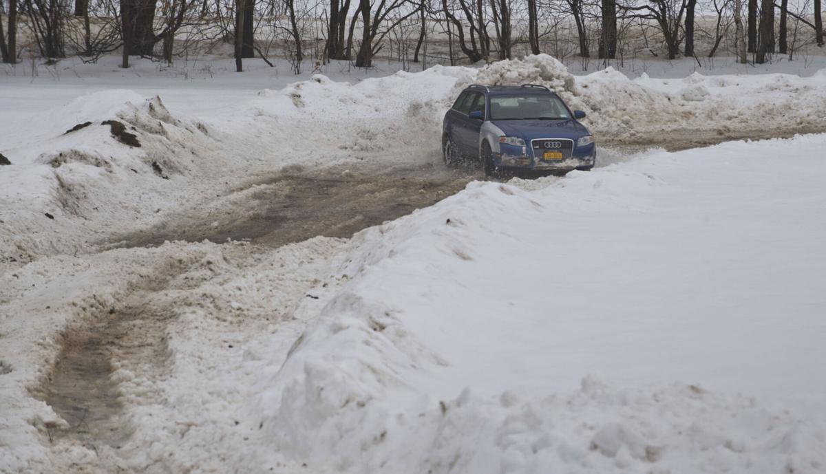 pix Slush Vs Snow rallycross racers plow through snow
