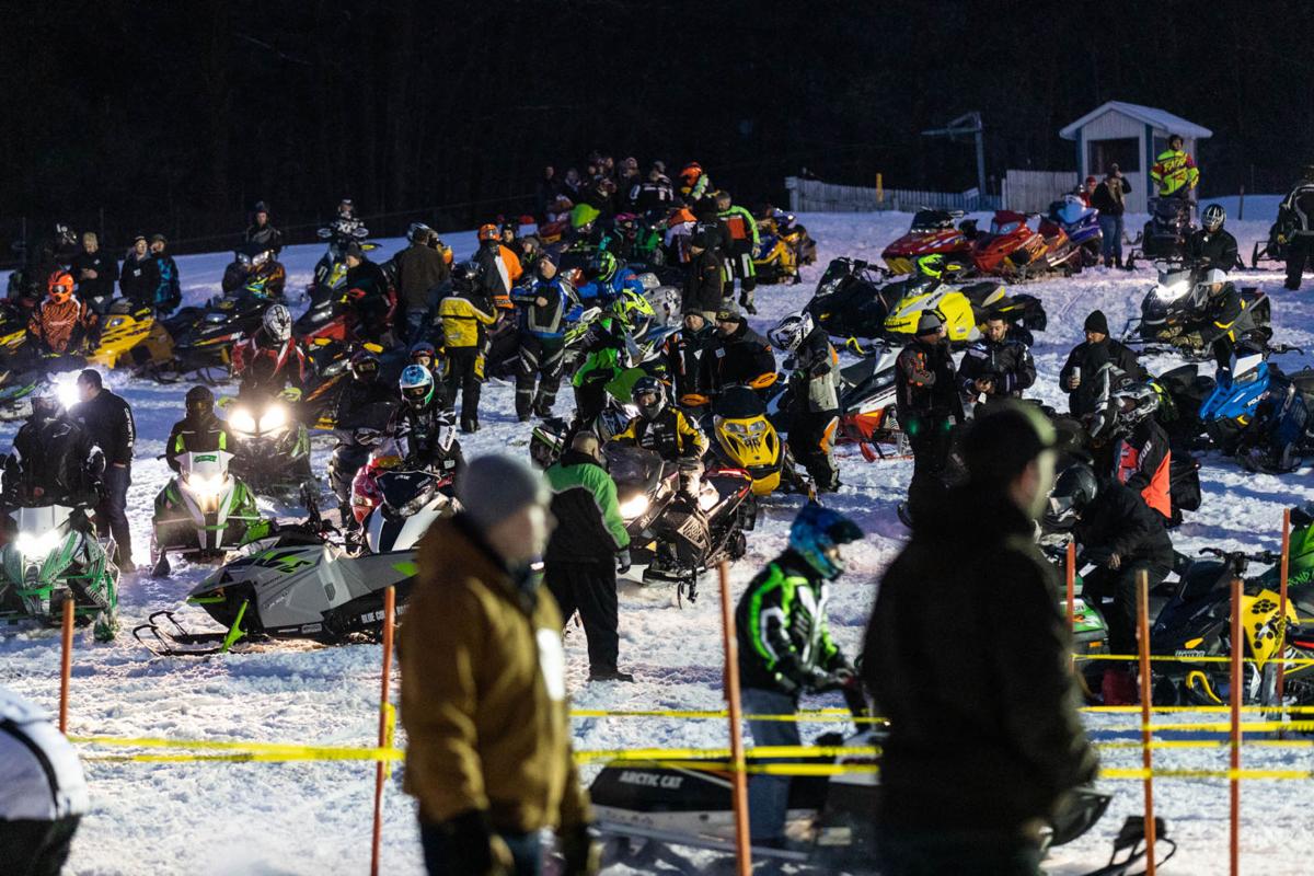 PHOTOS Snowmobilers take to Snow Ridge hill for annual races Top