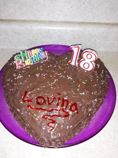 Daughter Lovina turns 18
