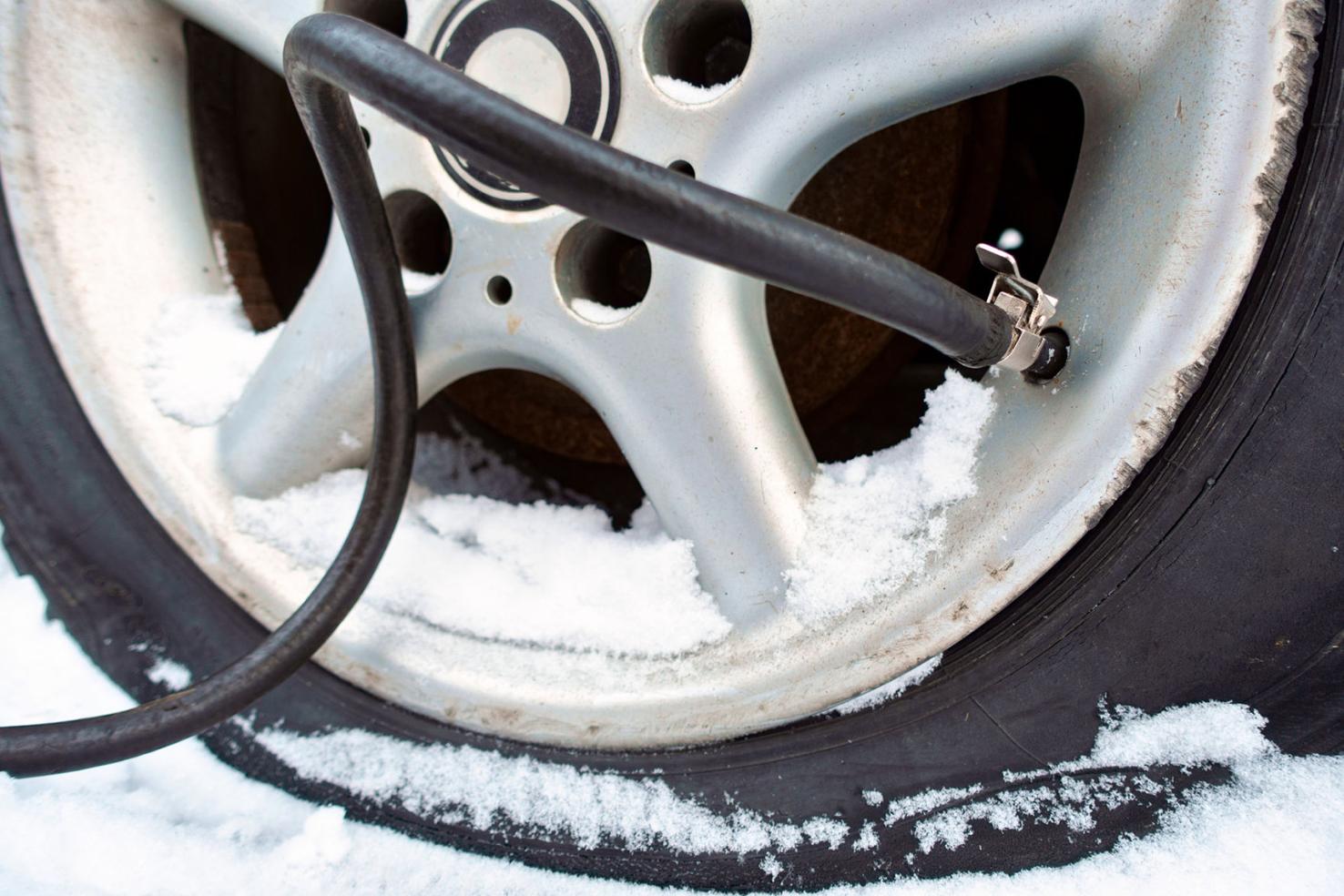 Make sure your tires are properly inflated in the winter Auto