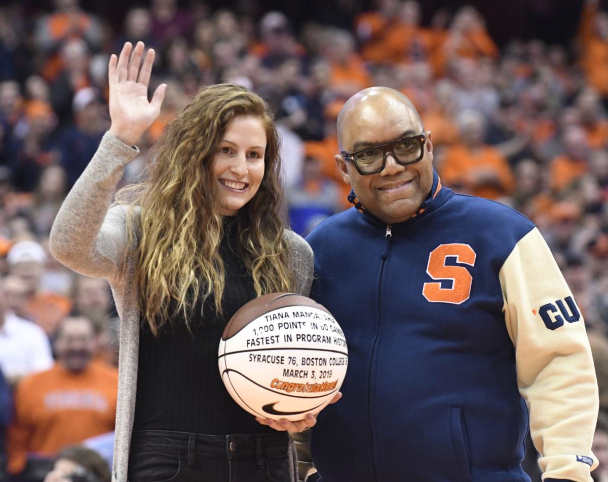 College women's basketball: One year after cancer diagnosis, Syracuse's Mangakahia ready to hit ...
