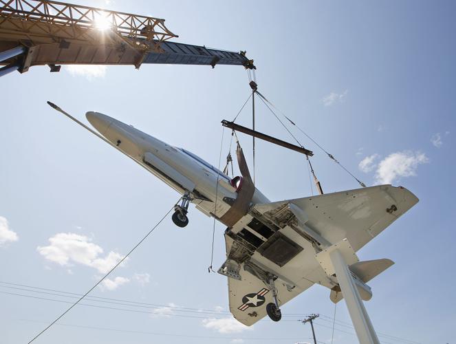 Skyhawk plane on display; Brasher Falls dedication set News