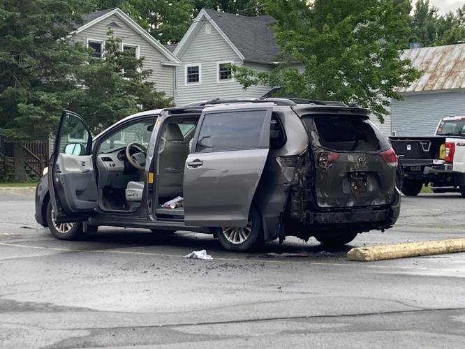 Man caught on video sets van on fire with woman inside in Dexter ...