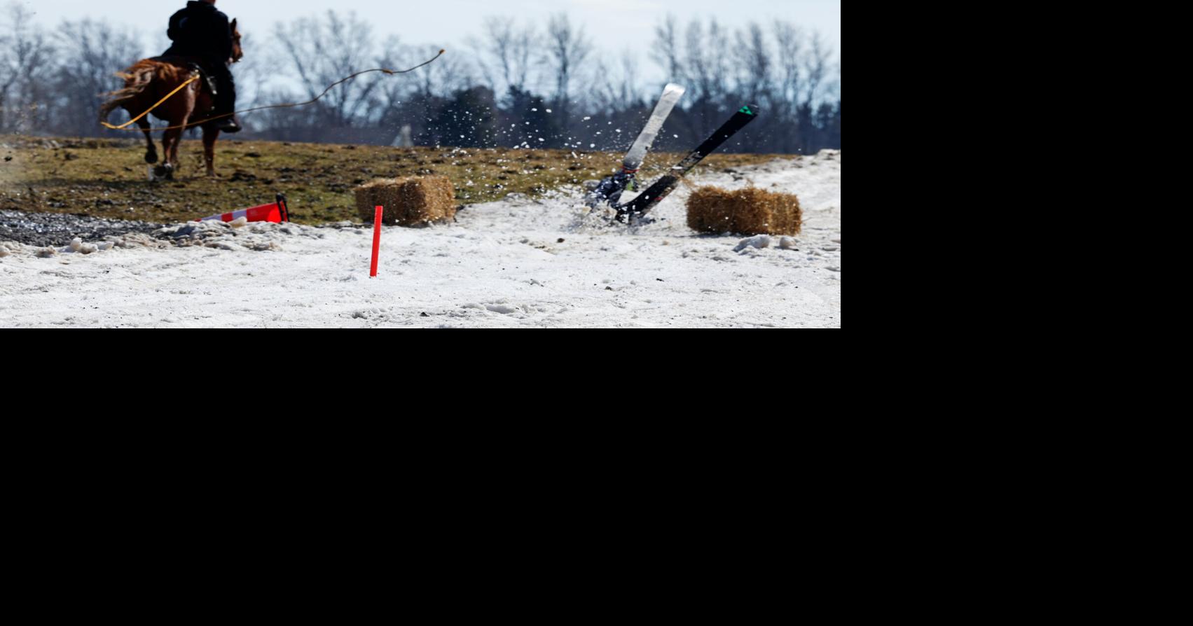 Skijoring debuts in Central New York: ‘It’s tug of war with a horse’