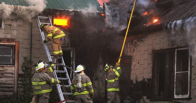 Five fire departments battled a Colton house fire early Saturday ...