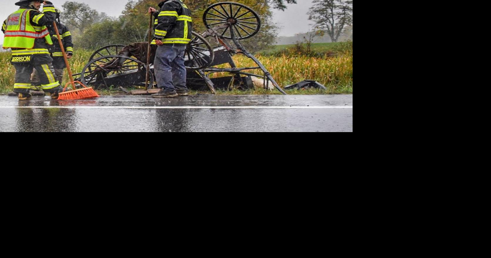 Amish man suffers broken neck when car rear-ends buggy | St. Lawrence ...