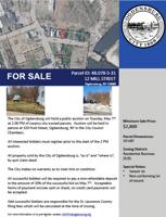 Ogdensburg selling 15 surplus properties at May 7 auction