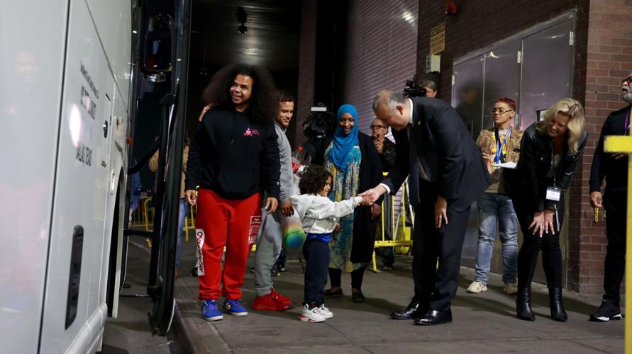 Cities clash over surge OF MIGRANTS